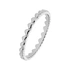 Rodiumpläterad silverring för dam, hjärtmönster – 16,0 mm