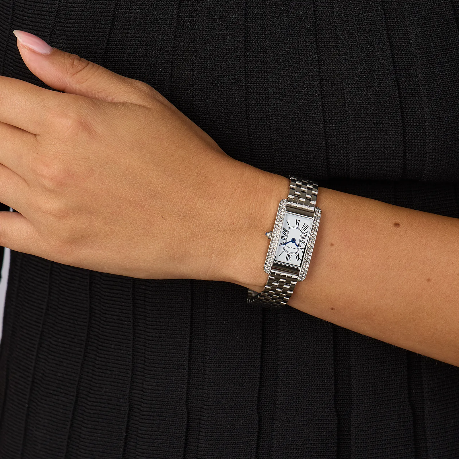 Ivy n rox Blissful damklocka vit/silver, metallband - I24094-122