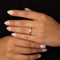 Ring 9K guld 0,5 ct labbodlad diamant - 17