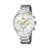 Festina Timeless Chrono herrklocka vit/stål, metallband - F20343/1