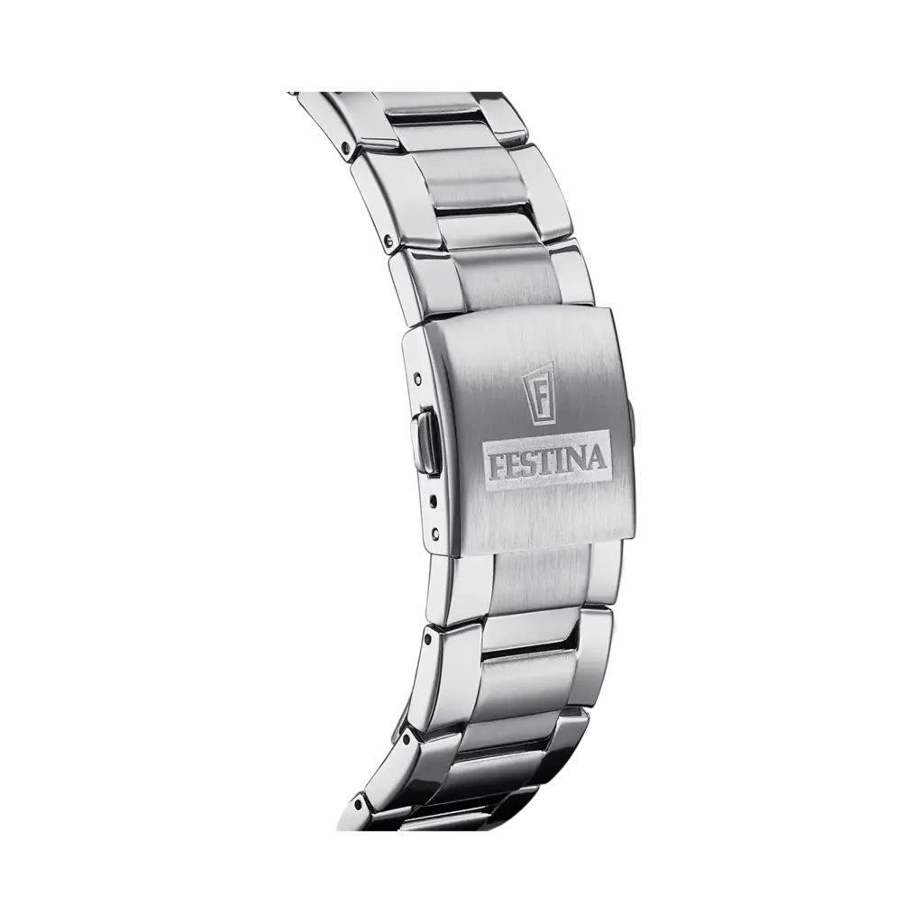 Festina Chrono Sport herrklocka silver/stål, metallband - F20463/1