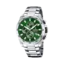 Festina Chrono Sport herrklocka grön/stål, metallband - F20463/3