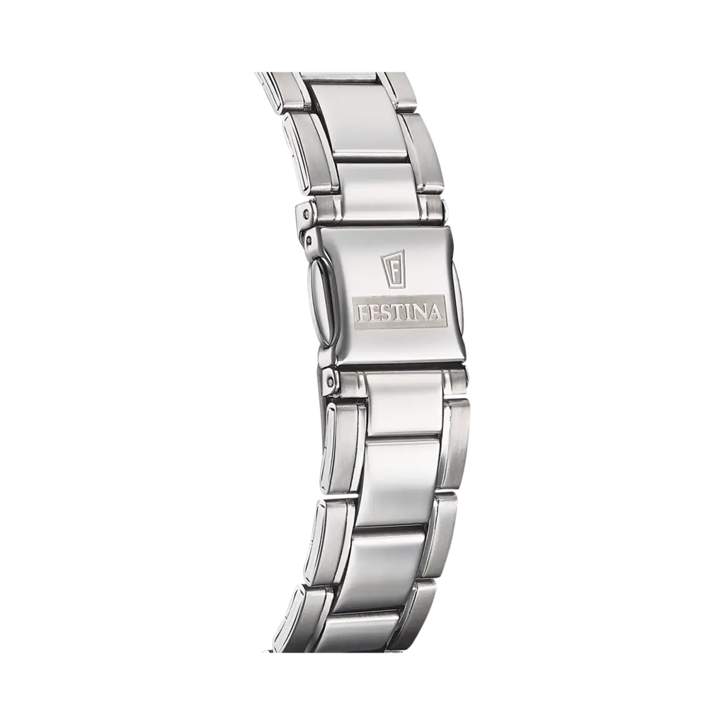 Festina Classic herrklocka blå/stål, metallband - F20511/3