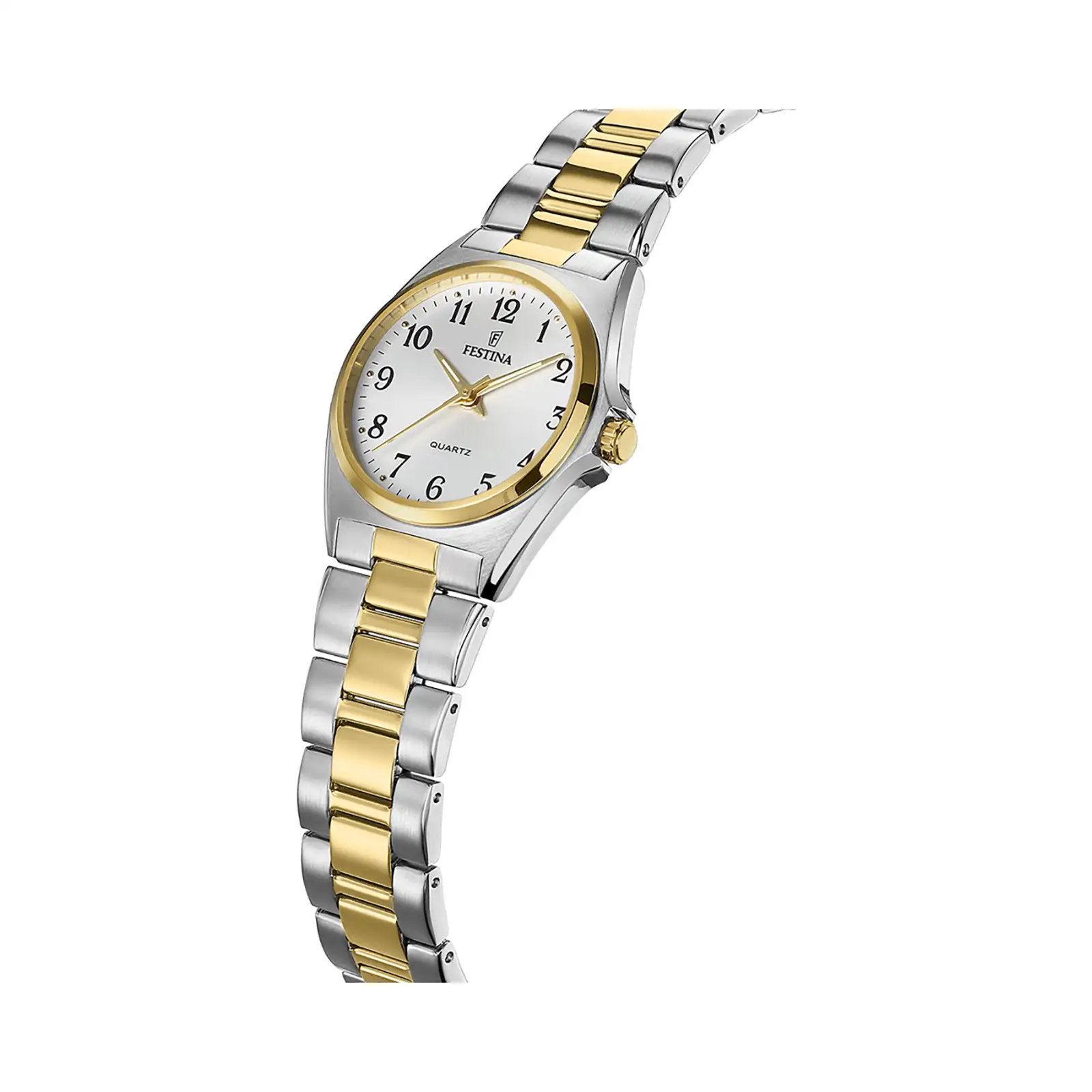 Festina Classic damklocka vit/bicolor, metallband - F20556/1