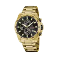 Festina Chrono Bike herrklocka svart/guld, metallband - F20541/4