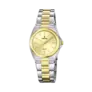 Festina Classic damklocka guld/bicolor, metallband - F20556/3