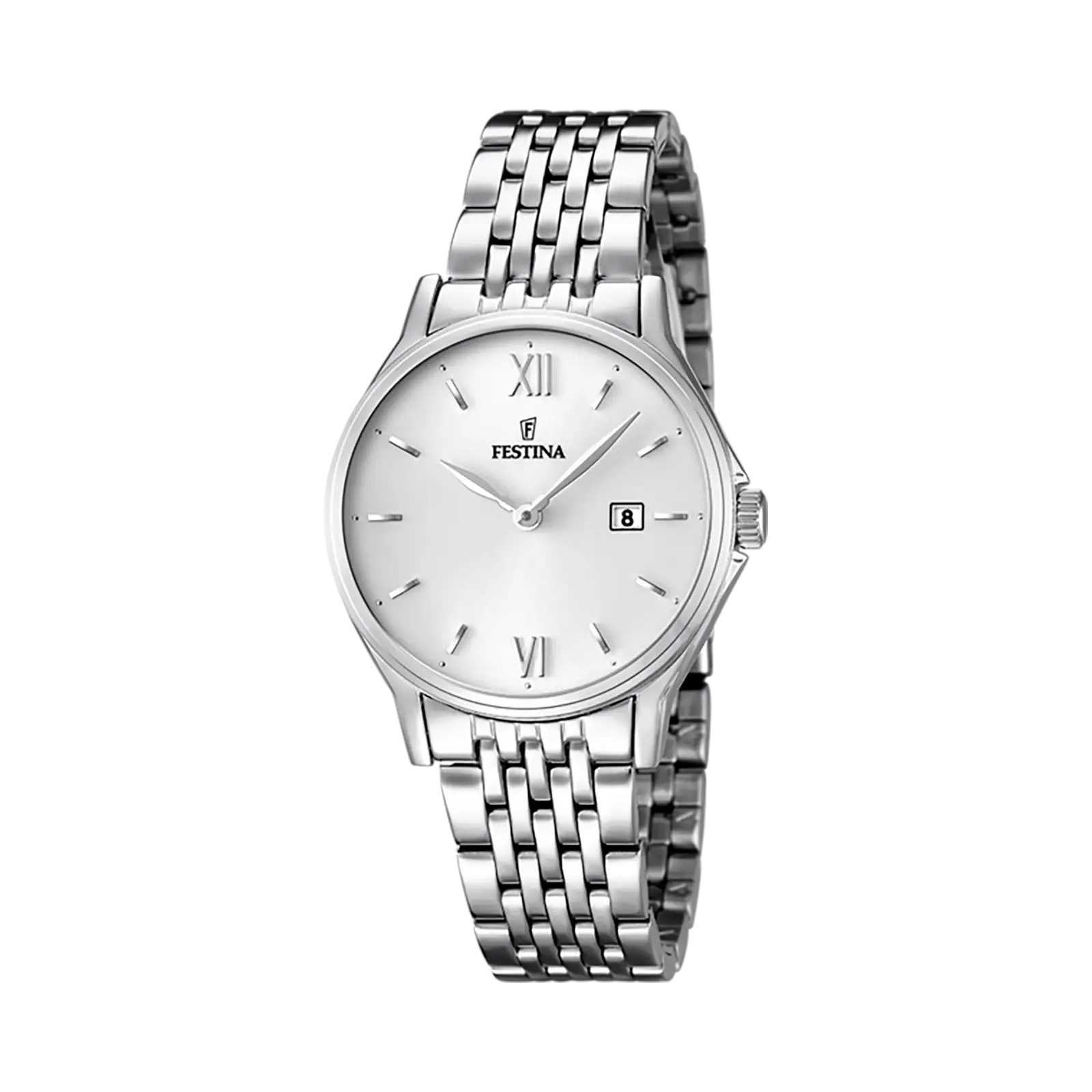 Festina Classic damklocka silver/stål, metallband - F16748/2