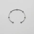 Armband i guldpläterat stål, bangle med boll - 2,5 x 66,5 mm