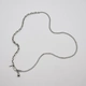 Halsband i stål, kombinerad kedja - 5/8 mm x 82+4 cm