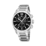 Lotus herrklocka - kronograf, stål/svart, 42 mm