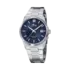 Lotus herrklocka -  metallband, datum, stål/blå, 40 mm