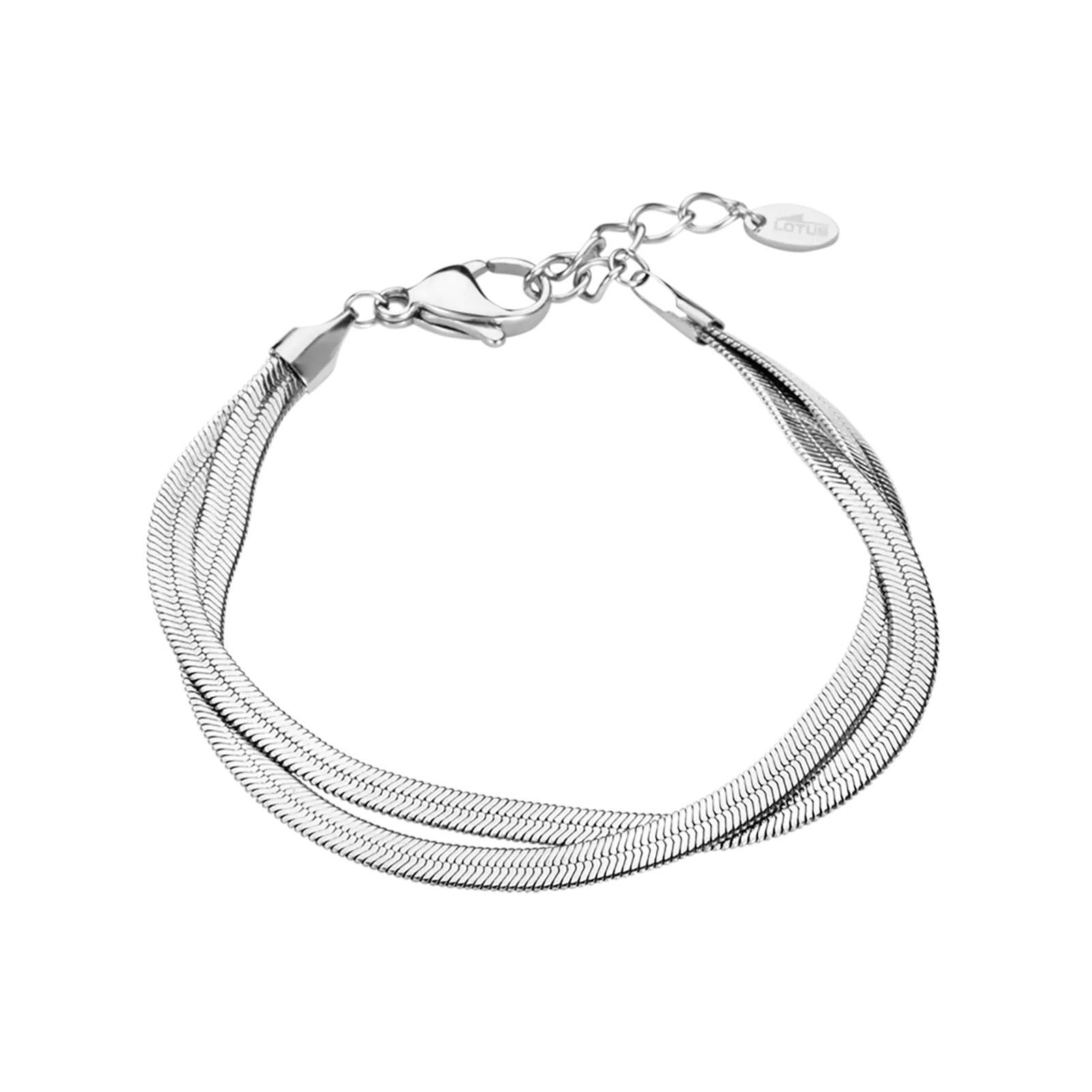 Lotus 2gether dam silver/stål, metallband - L19016/5