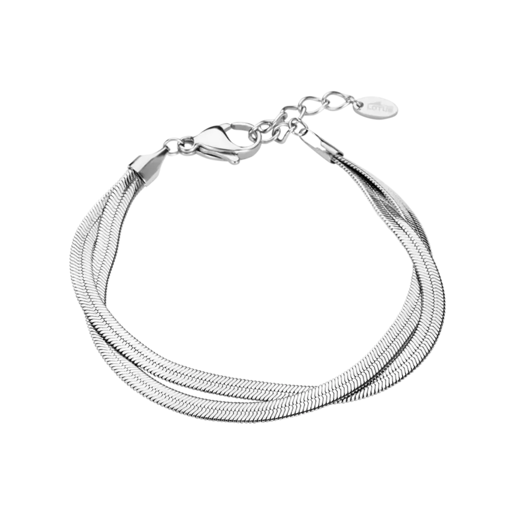 Lotus 2gether dam silver/stål, metallband - L19016/5