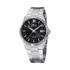 Lotus herrklocka -  metallband, datum, stål/svart, 40 mm