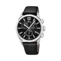 Lotus herrklocka - kronograf, läder/svart, 42 mm