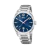 Lotus herrklocka -  datum, stål/blå, 42 mm