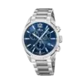 Lotus herrklocka - kronograf, stål/blå, 42 mm