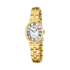 Lotus 2gether dam vit/guld, metallband - L19018/5