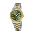 Lotus herrklocka -  dag/datum, bicolor/grön, 41,5 mm