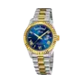Lotus herrklocka -  dag/datum, bicolor/blå, 41,5 mm