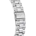 Lotus herrklocka -  dag/datum, stål/grön, stenar, 41,5 mm