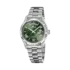 Lotus herrklocka -  dag/datum, stål/grön, 41,5 mm