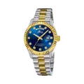 Lotus herrklocka -  dag/datum, bicolor/blå, index, 41,5 mm