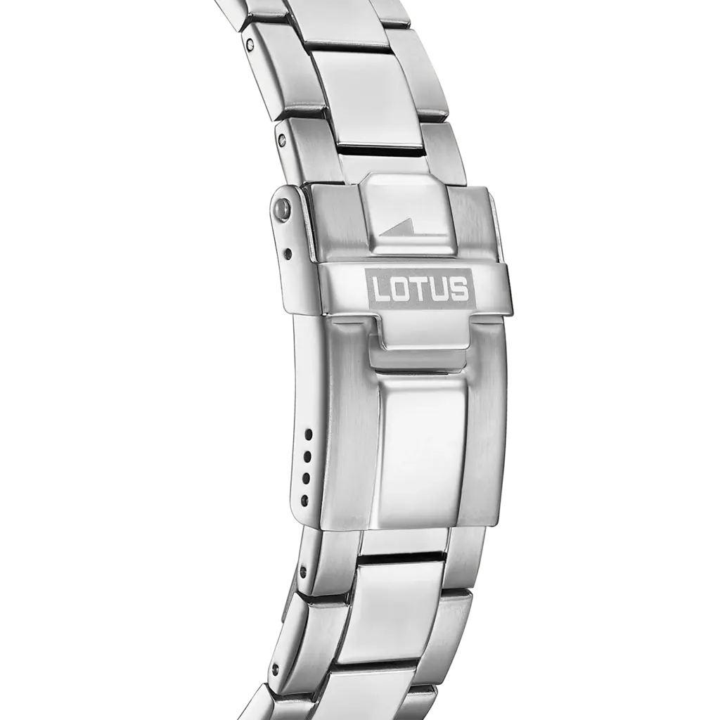 Lotus herrklocka - datum, kronograf, stål/grön, 43,5 mm