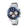 Lotus herrklocka - datum, kronograf, stål/blå, 43,5 mm