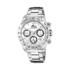 Lotus herrklocka - datum, kronograf, stål/vit, 43,5 mm