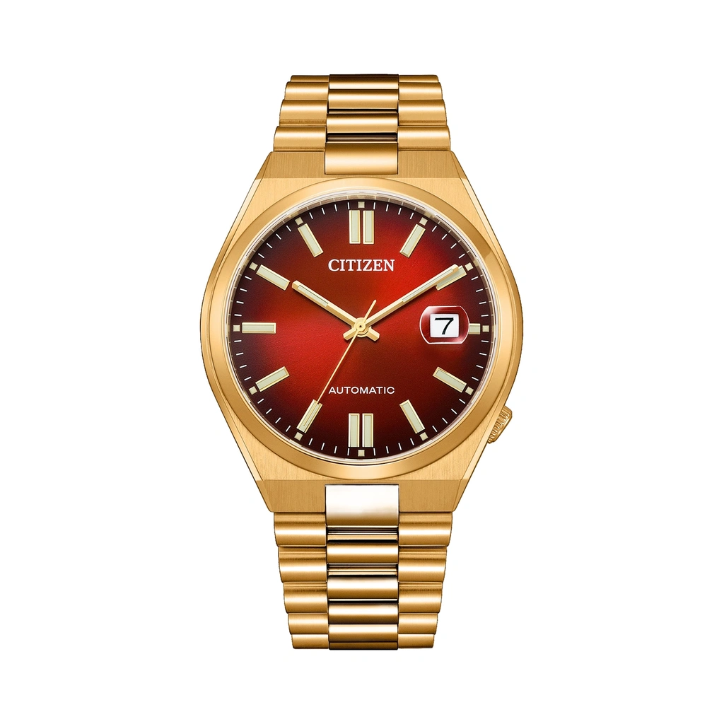 Citizen Tsuyosa automatisk herr - guld/röd NJ0153-82X