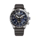 Citizen Eco-Drive Blå/Svart, Läderband - AT2569-04L