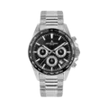 Jacques Lemans Liverpool - klockset herr, stål/svart, 41 mm