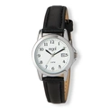 Regal dam vit/silver, svart band - R26982-127