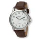 Regal herr vit/silver, brunt band - R26991-116