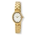 Regal oval dam vit/guld, metallband - R89368-132