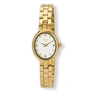Regal oval dam vit/guld, metallband - R89368-132