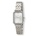 Regal rektangulär dam silver, metallband - R89914-632