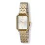 Regal rektangulär dam silver/bicolor, metallband - R89916-632
