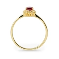 Je t´aime 18K guldring - Diana Rubin