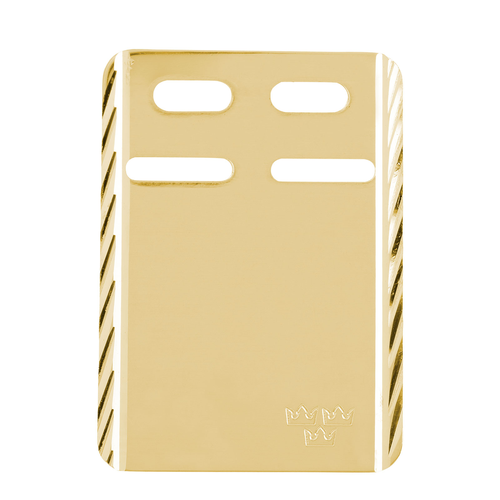 Hängsmycke 18k guld - id-bricka 17x23 mm