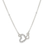 Halsband med hjärtan Silver Montini
