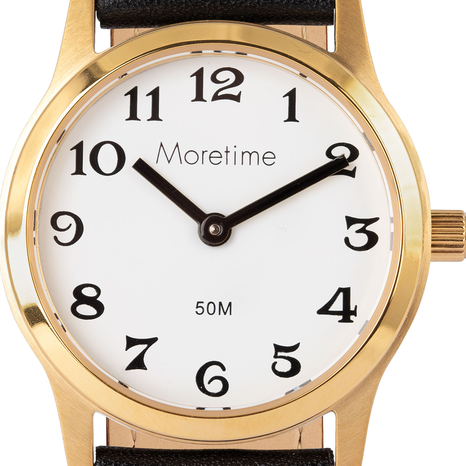 Moretime damklocka - guld/svart, 29 mm