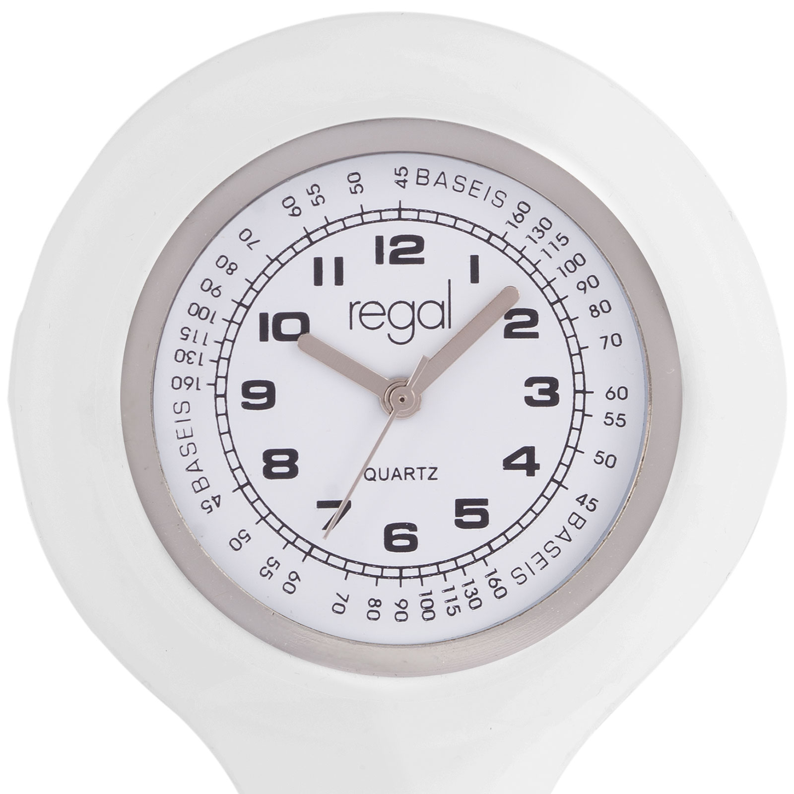 Regal sjuksköterskeur - vit, 42mm diam.