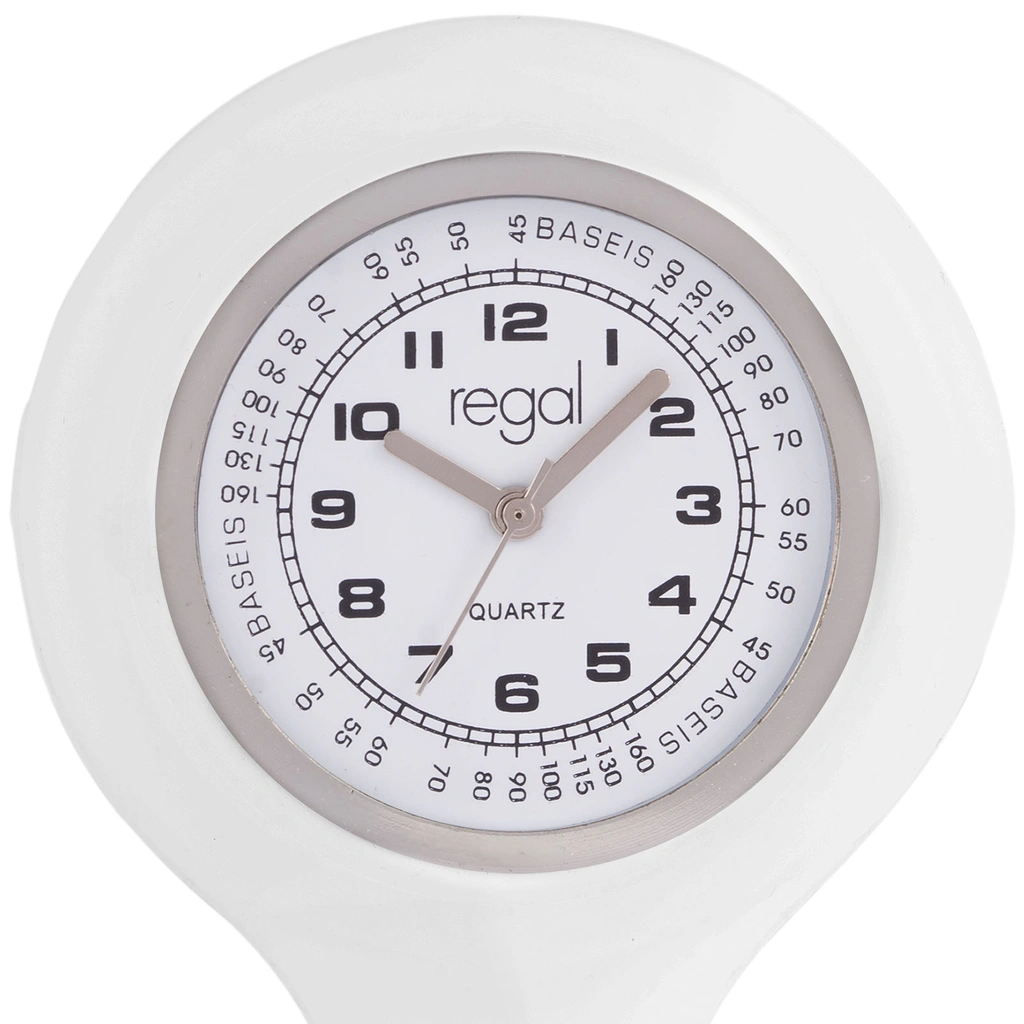 Regal sjuksköterskeur - vit, 42mm diam.