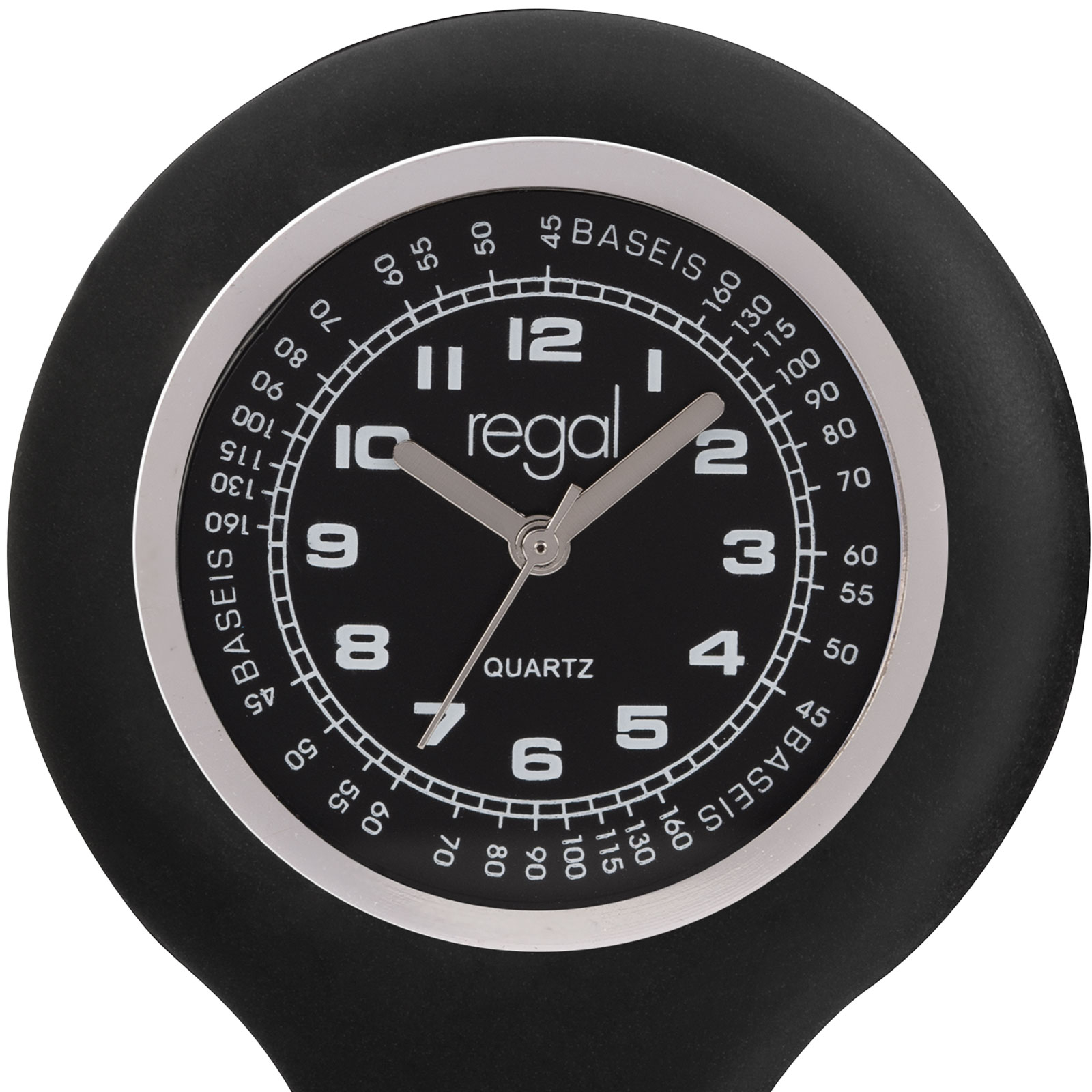 Regal sjuksköterskeur - svart, 42mm diam.