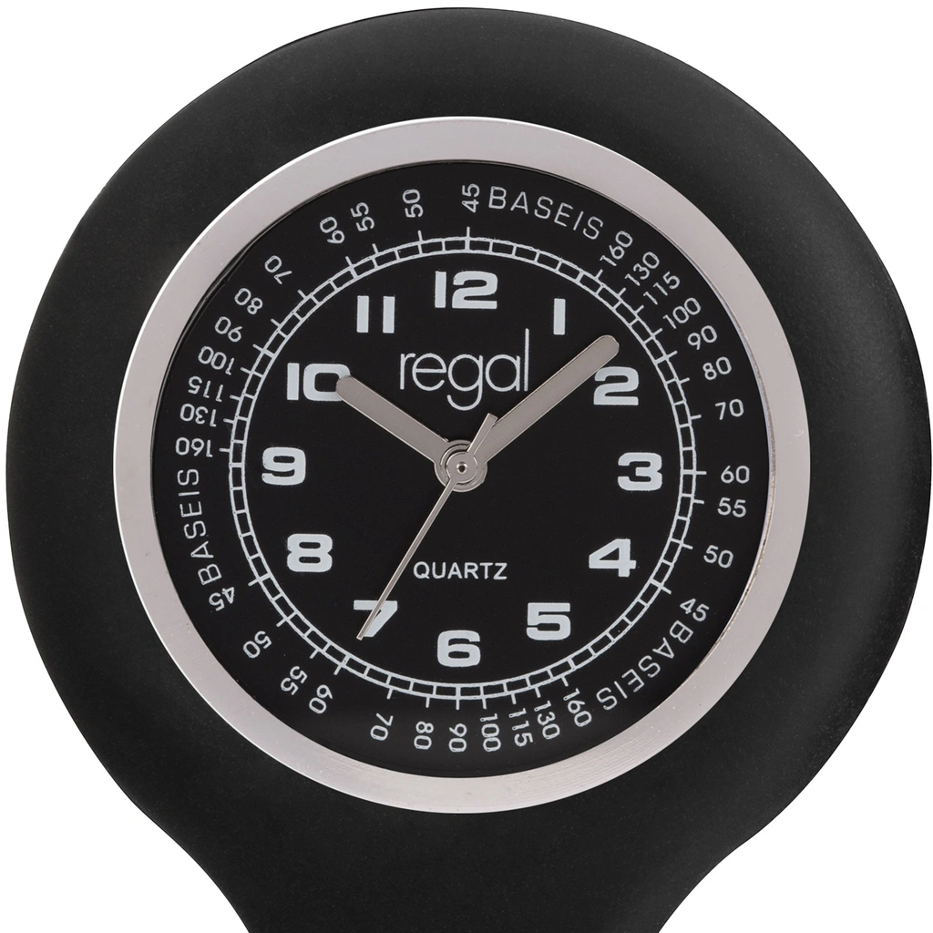 Regal sjuksköterskeur - svart, 42mm diam.