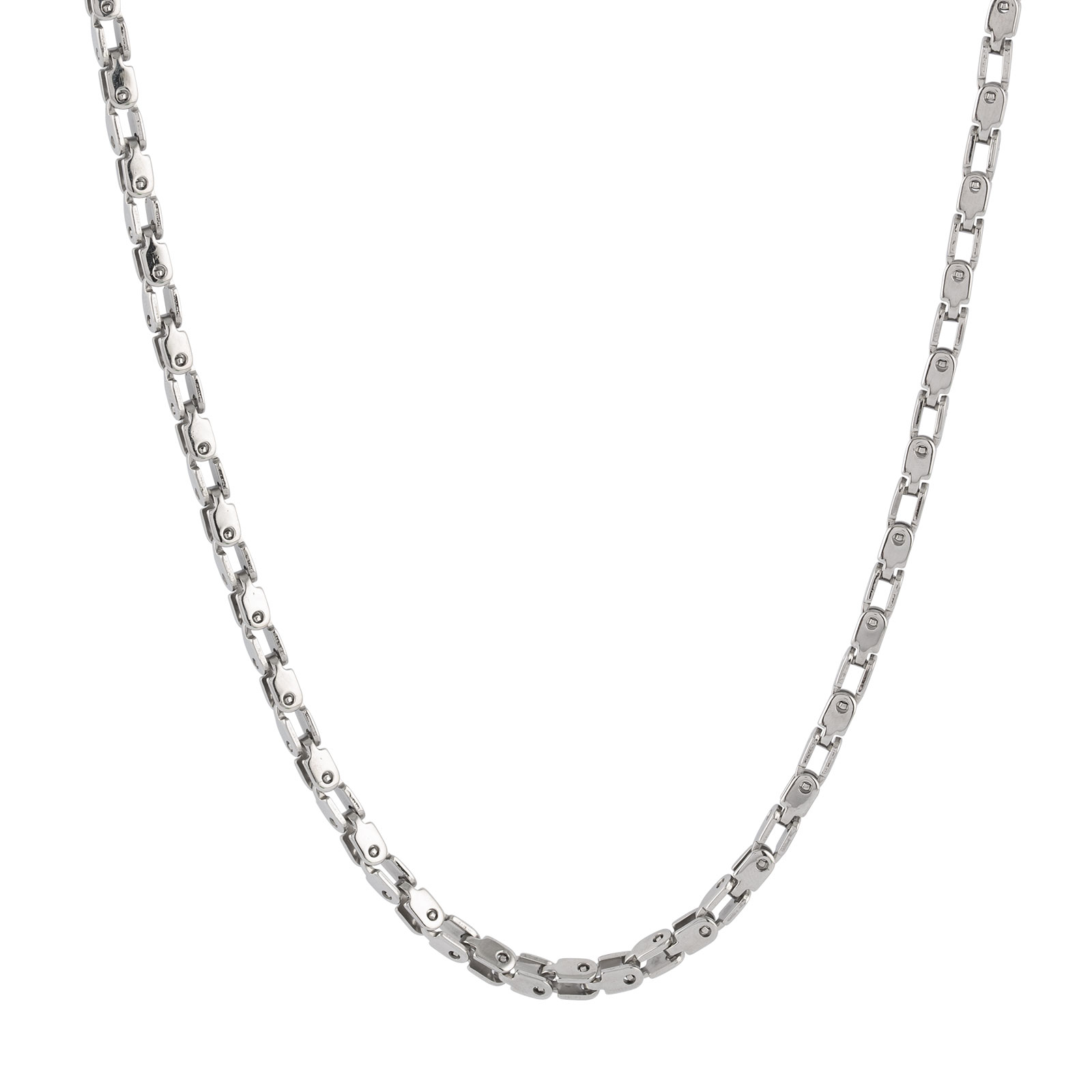 Stålhalsband herr - fantasilänk 55 cm