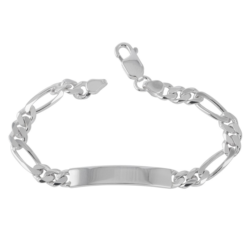 Armband Pansarlänk med bricka Armband Pansarlänk med bricka