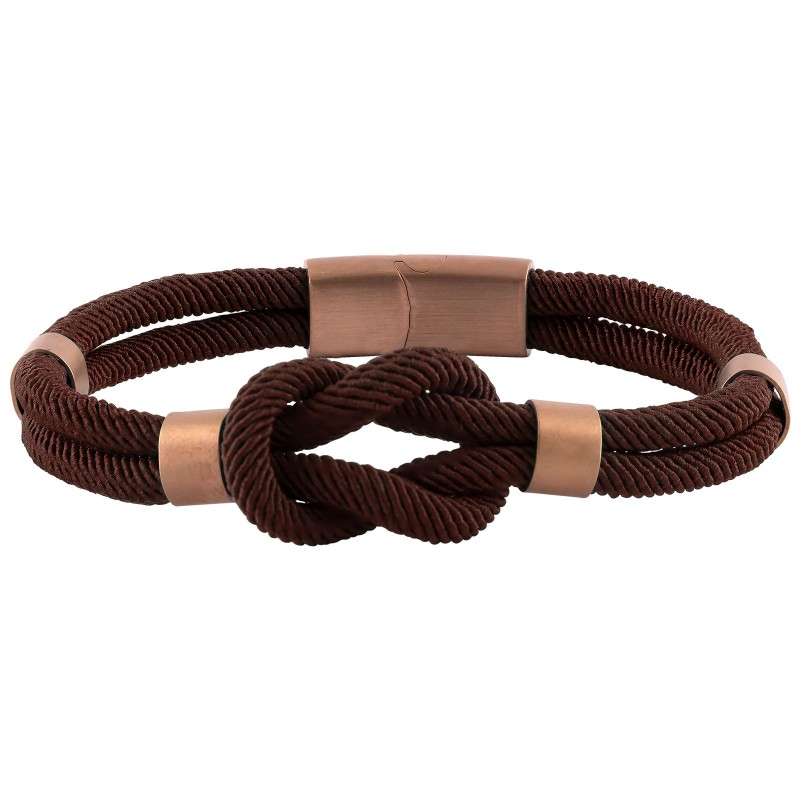 Urban Story Armband Brun Rosé